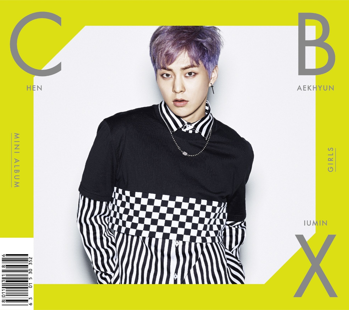 exo xiumin トレカ カード 公式 crush u cbx シウミン New EXO CBX GIRLS XIUMIN Ver. Limited Edition CD+Photobook+