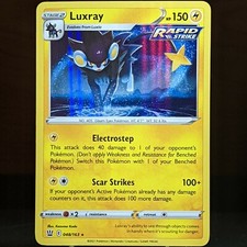 sam's club pokemon card Luxray V Full Art Rare Astral Radiance 168/189, NM Pokemon Card