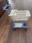 Vintage 1995 Barbie Mattel Shoppin’ Fun Grocery Shopping Cart Blue And White