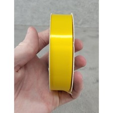 Sangamon Inc Vintage Yellow Satin Ribbon Spool 1 Inch Wide Made in USA Crafting