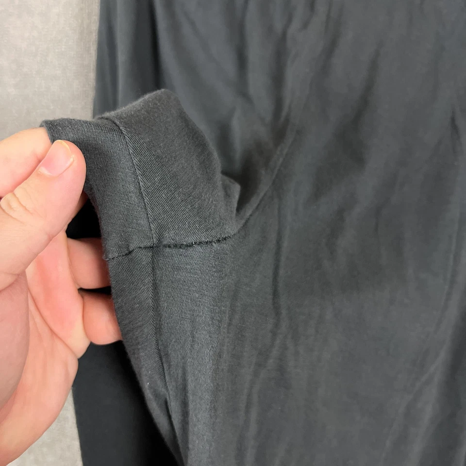 Eileen Fisher Leggings Womens 2X Gray Organic Cotton Stretch Cropped - Image 4 of 4