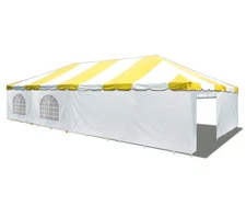 Commercial Frame Tent w Sidewalls 20x40 Yellow Canopy Waterproof Event Party