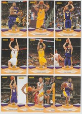 LOS ANGELES LAKERS Complete 2009-10 Panini 11 Card Team Set NBA CHAMPIONS Kobe +