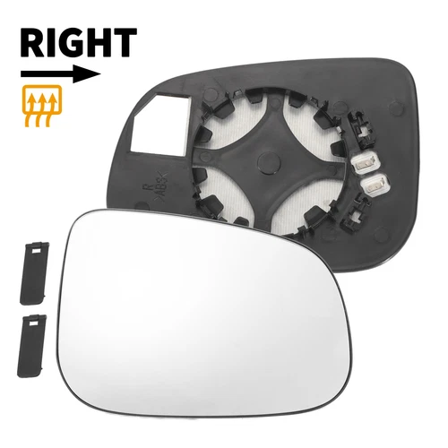 Car Right Passenger Side White Mirror Glass w/ Back Heated for JAGUAR XE XF