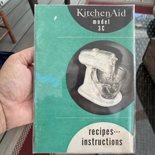 Vintage KitchenAid Hobart 1959 Recipes - Instructions Booklet, Model 3C