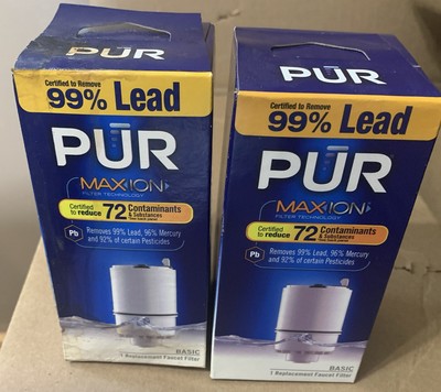 Lot Of 2 PUR Maxion Basic Replacement Faucet Filter Sealed In Box