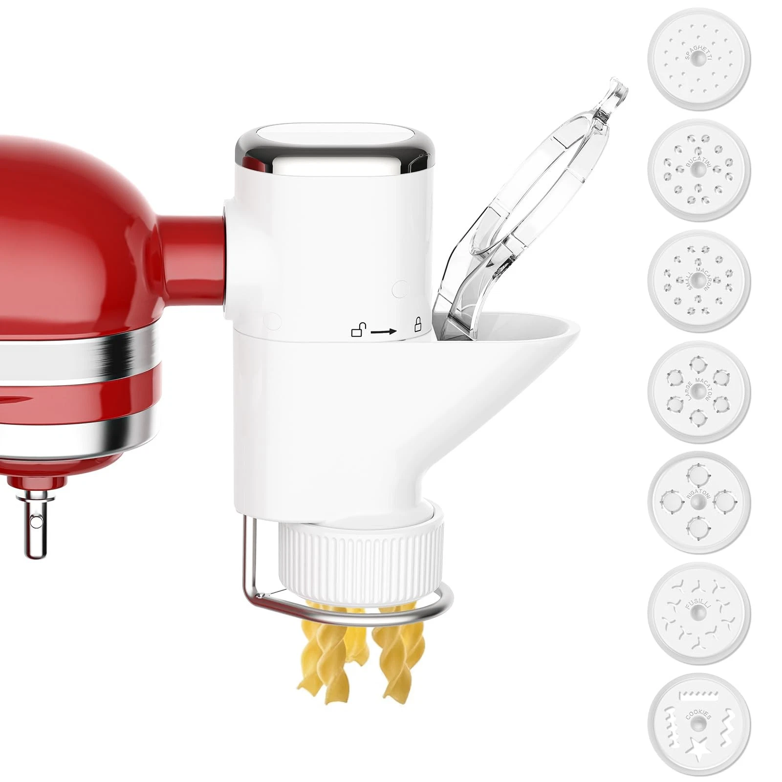 Pasta Press Attachment for KitchenAid Stand Mixers, Pasta Press for KitchenAi...