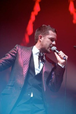 Brandon Flowers Killers Celebrity Music Singer Performer Old Photo 4