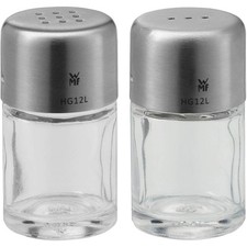 WMF Salz- und Pfefferstreuer Bel Gusto transparent/silber 2-tlg., 1 Set