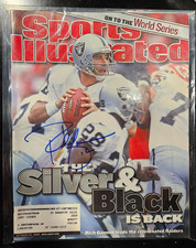 Rich Gannon autographed Sports Illustrated Magazine Oakland Raiders October 2000