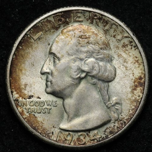 1934-P Washington Quarter — photo from the most recent tracked eBay sale