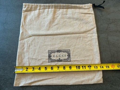 Gucci Dust Bag 14 X 15 Inch Authentic