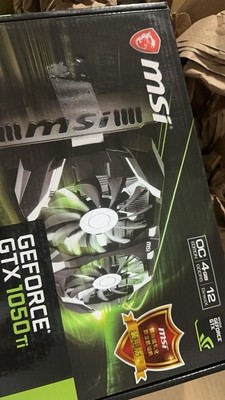 MSI NVIDIA GeForce GTX 1050 Ti 4GB VR Ready DirectX 12 Graphics Card