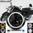 For Suzuki Boulevard C50 C90 S40 M90 M109 7"inch Round LED Headlight Hi-Lo DRL