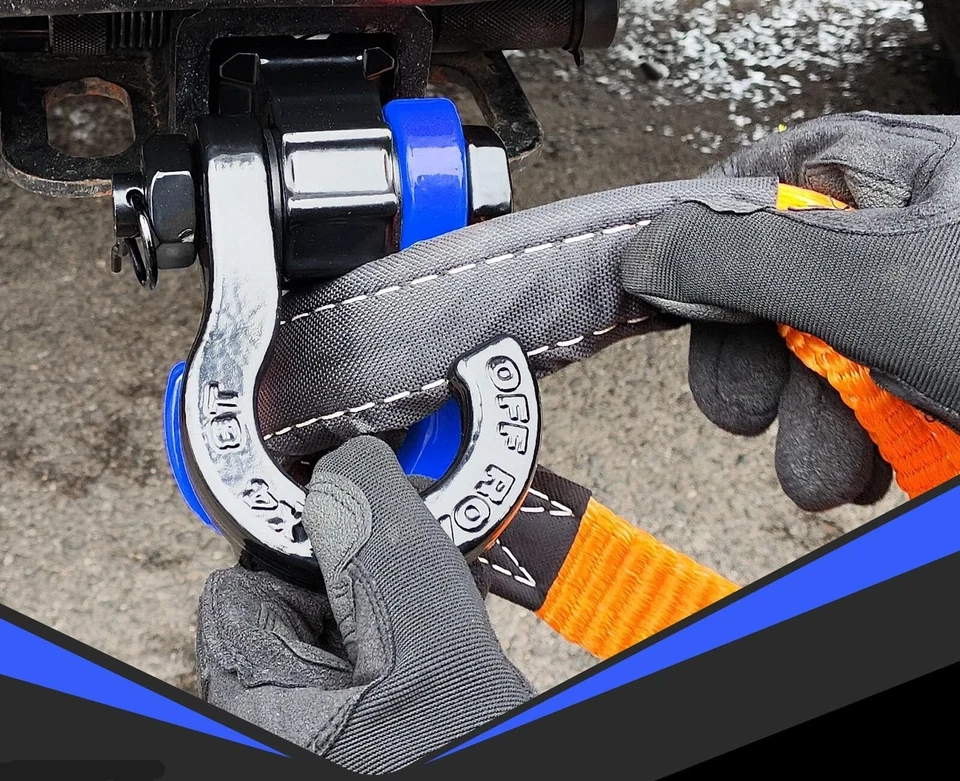 Split D Ring Shackles 45,000lb Break Strength, 3/4 Recovery - Image 2 of 4