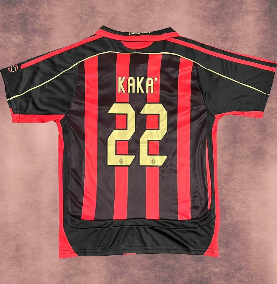 Camiseta AC Milan 2006 Juvenil - Edición Ricardo Kaká - Lanzamiento Especial Foto 2 de 4