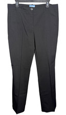 SIMPLY VERA WANG 10 BLACK PANTS DRESS KOHLS RN#121973 HF BUTTON ZIP PREOW USPSGA