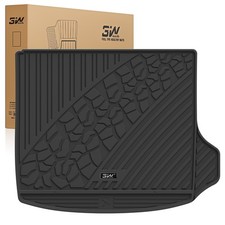 3w Cargo Liner For2022-2026 Jeep Grand Cherokee Non Lwk Tpe Trunk Mat Black