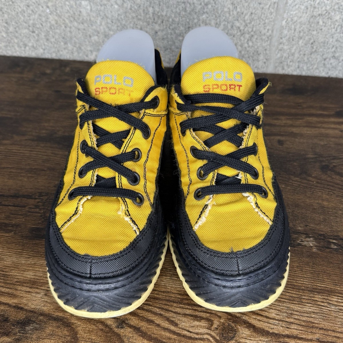 Ralph Lauren Polo Sport Black Yellow Men's 8 Shoes | eBay
