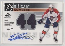 2011-12 SP Game Used Edition Significant Numbers 21/44 Erik Gudbranson Auto 4ry