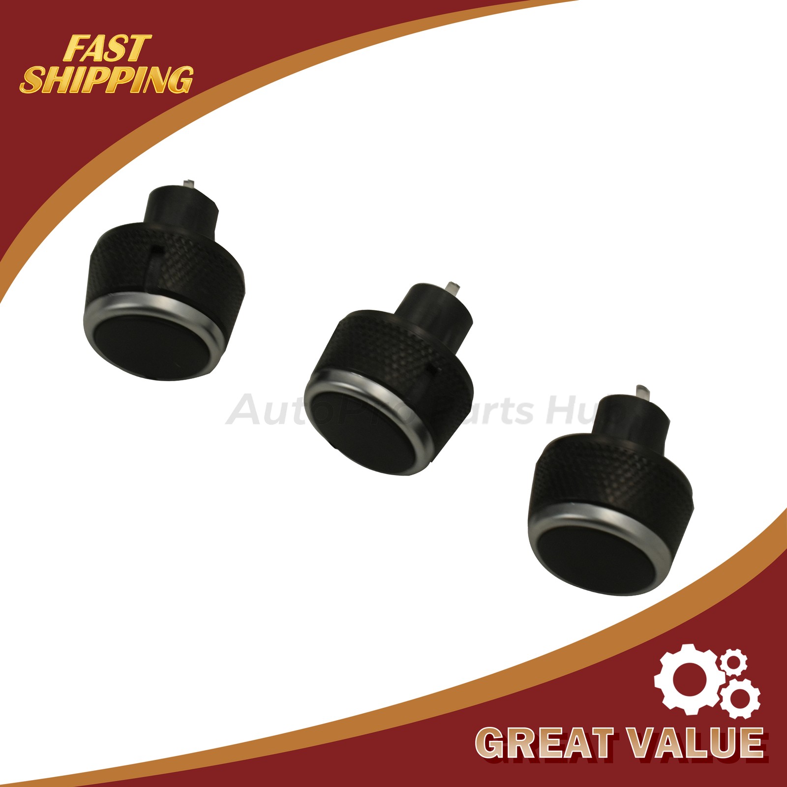 3PCS For Ferrari 458 Italia Spider F12 AC Control Switch Button Panel Switch US