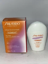 Shiseido Urban Environment Oil-Free hyaluronic acid sunscreen SPF 42 30mL 1 oz
