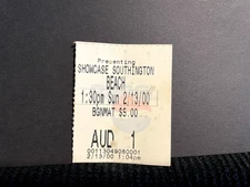 Vintage Movie Ticket Stub Beach Leonardo DiCaprio 