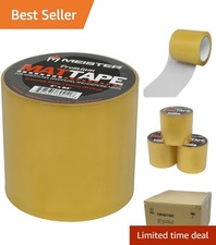 4" x 84ft Transparent Wrestling Mat Tape - Secure & Durable Adhesive