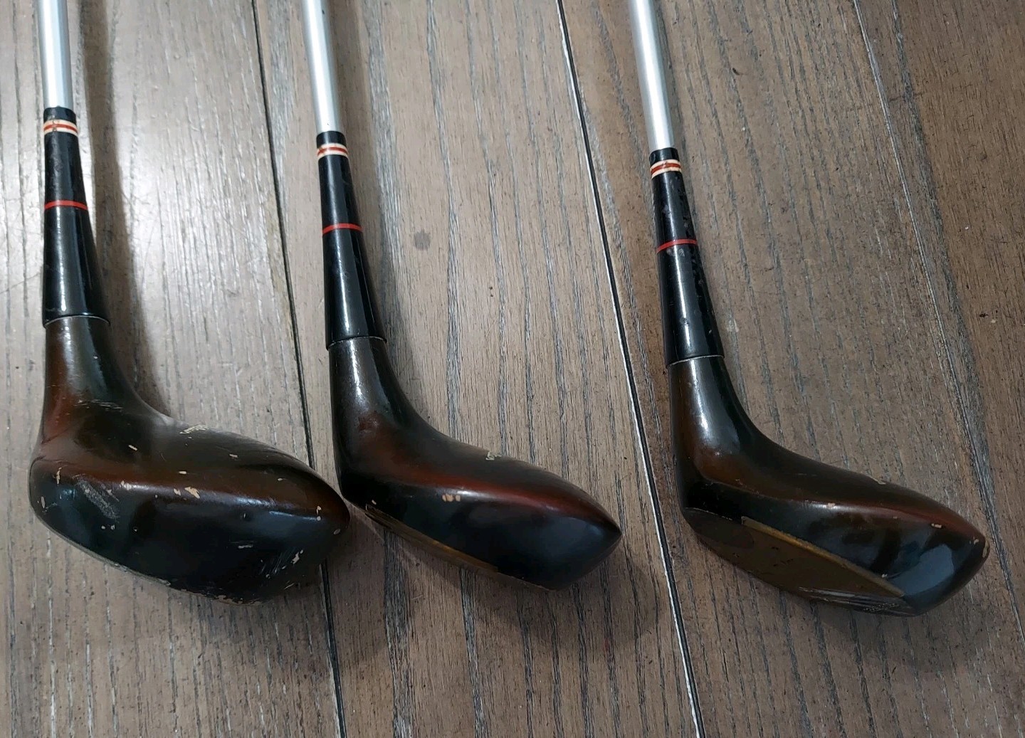как выглядит MacGregor Registered Vintage Woods Golf Club Set 1, 3, 4 Aluminum Shaft RH фото