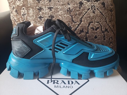 Prada CLOUDBUST THUNDER Blue Black Sneakers 2EG293 Men 10 UK 11 - 11.5 US $1,370 - Picture 3 of 20