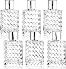 Lawei 6 Pack Refillable Spray Bottles Perfume Atomizer, 100ML 3.4oz Glass Emp...