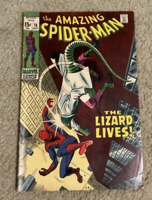 Amazing Spider-Man -  The Lizard Lives  - Vol. 1, #76 - Marvel Comics 1969