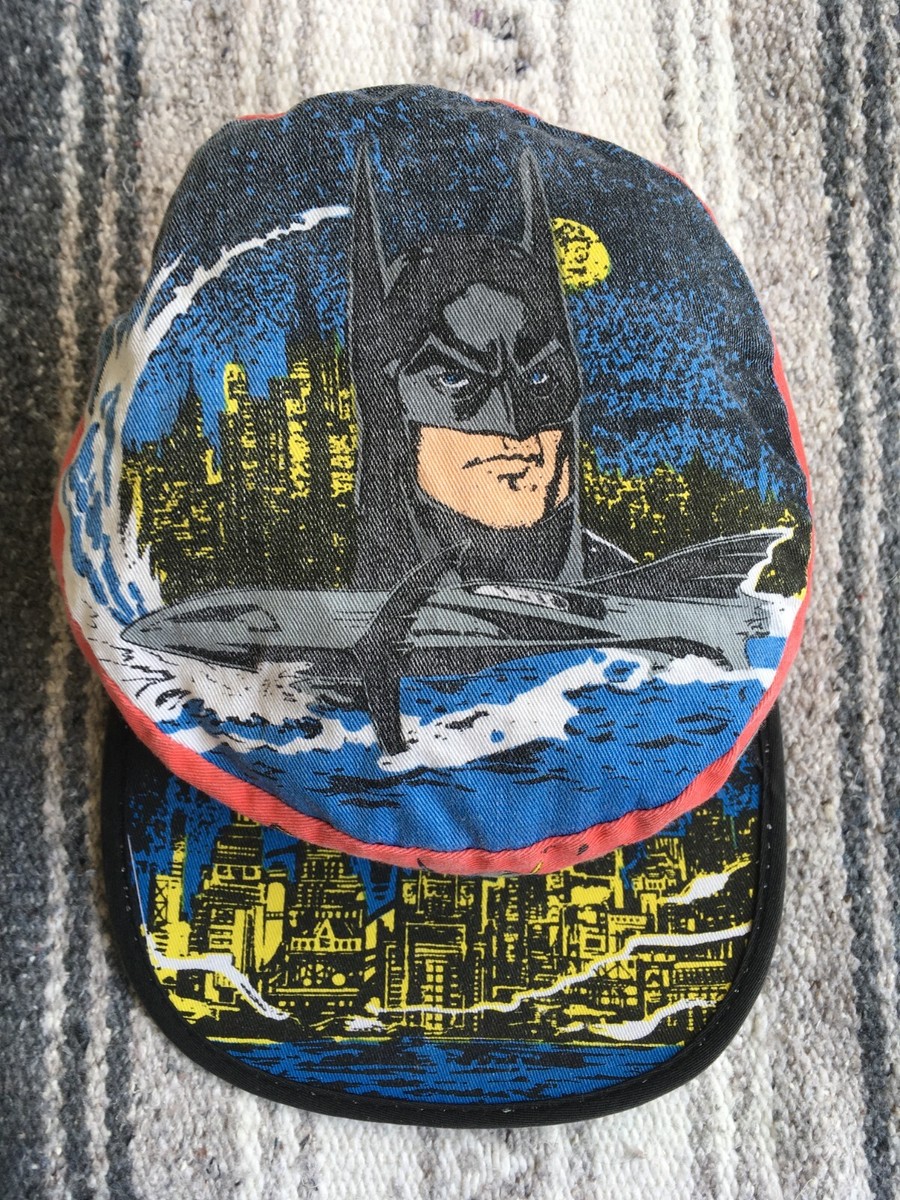 Vintage 90s DC COMICS BATMAN Returns Painters Cap Hat One Size | eBay