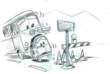 Disney Pixar Cars Original Beat Board-Fillmor...