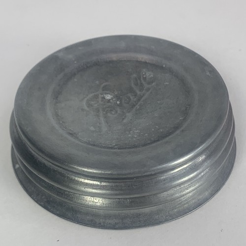 Vintage Kugel oder Atlas Zink Kappe Deckel Reg Mund Mason Einmachglas mit Glaseinsatz - Bild 11 von 16
