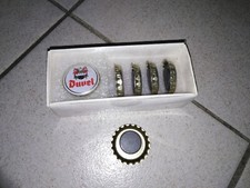 Boîte de 5 magnets Duvel Capsule bière belge Neuf 