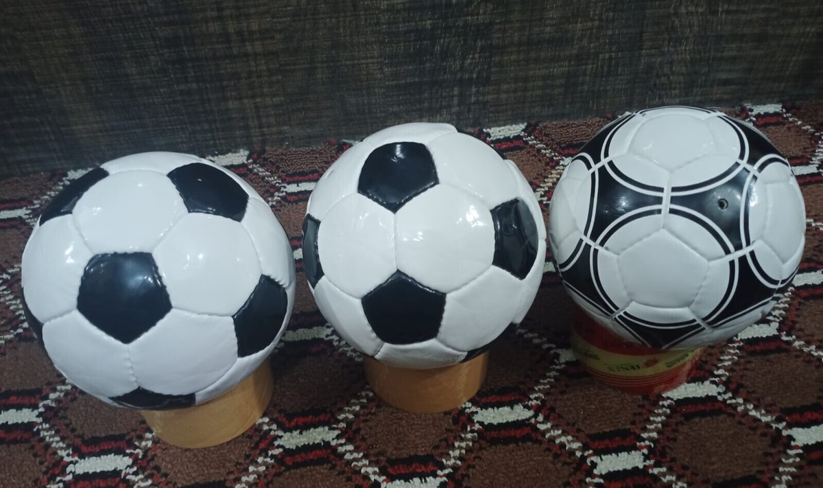 3X ADIDAS HISTORICAL MINI BALL SET 1970/1974/1978 FIFA WORLD CUP