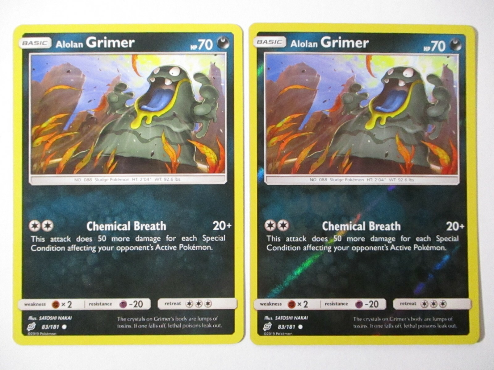 Alolan Grimer 83/181 Non & Reverse Holo Team Up 2 Pokemon Card