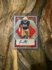 2021 Leaf Flash - Javon McKinley - RED XRC Rookie Auto 5/5 1/1 LIONS