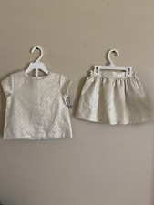 NWT CARTERS GIRLS SET OF 2 TOP AND SKIRT SZ. 4