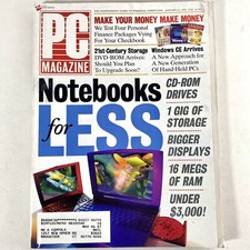 PC Magazine Vintage January 21 1997 Notebooks Personal Computers Vol. 16 No. 2