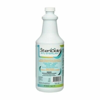 SteriCide RTU Sterilant 774672 Disinfectant Cleaner - LOT OF 12