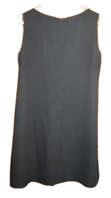 Women's Size 10 Sleeveless Black Party/Cocktail Beaded Dress Liz