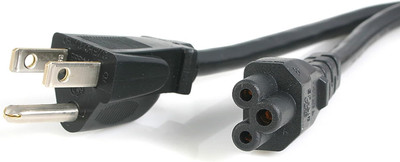 Startech.Com 6Ft (1.8M) Laptop Power Cord NEMA 5-15P to C5 (Mickey Mouse) 10A 12