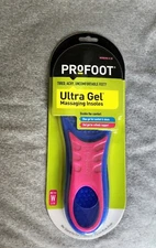 Profoot-UltraGel Massaging Insoles-Double Layer Gel Women's [Size:6-10] [1 Pair]