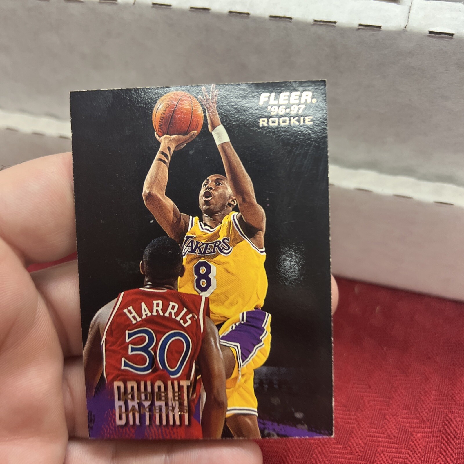 Kobe Bryant Fleer 96-97 Rookie Card #203 LA Lakers