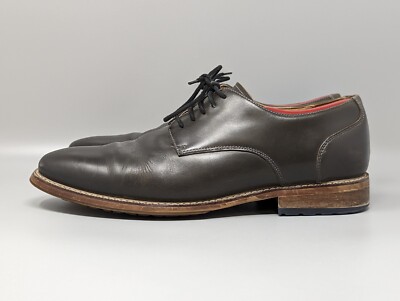 Joseph Abboud Thornton Brown Leather Plain Toe Derby Dress Shoes Size 10 Joseph Abboud Shoes for Men | eBay main image 4
