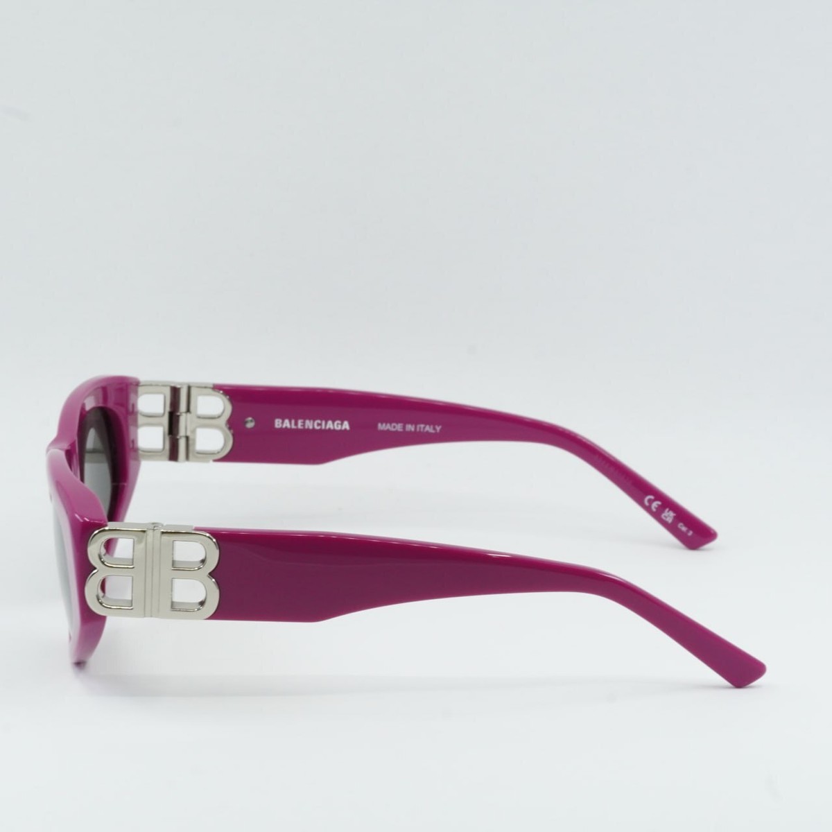 NEW BALENCIAGA BB0095S 017 SUNGLASSES - LOWEST PRICE! NEW BALENCIAGA BB0095S 017 OVAL PINK GREY WOMEN SUNGLASSES  main image 2