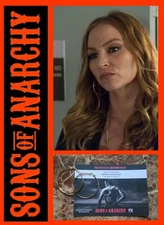SONS OF ANARCHY: WENDY/DREA De MATTEO Hoop Earrings Studio COA