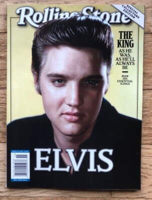 2025 ROLLING STONE MAGAZINE ELVIS PRESLEY THE KING  - guitar Music Life Time 